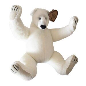 Heartfelt Collectibles Sylvester jointed polar bear plush toy 1997